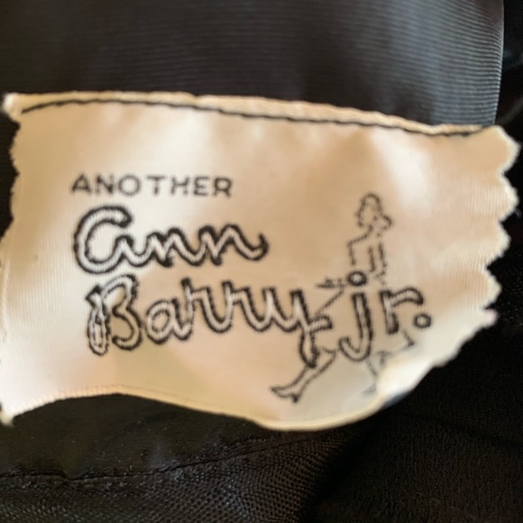 Vintage 60s Ann Barry Sequined Dress Small Party Cocktail Formal Mod LBD Black - Picture 9 of 15